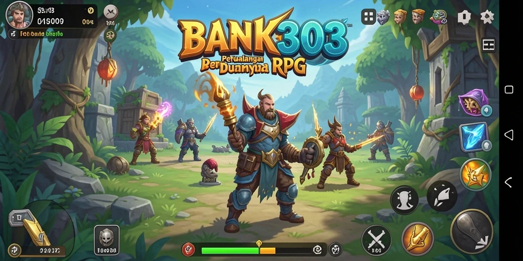 Tampilan menarik dari gameplay RPG BANK303 yang penuh aksi.