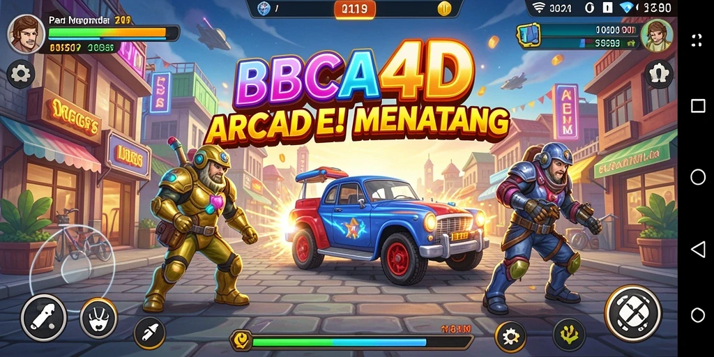 Tampilan screen BBCA4D saat gameplay yang penuh aksi dan seru.