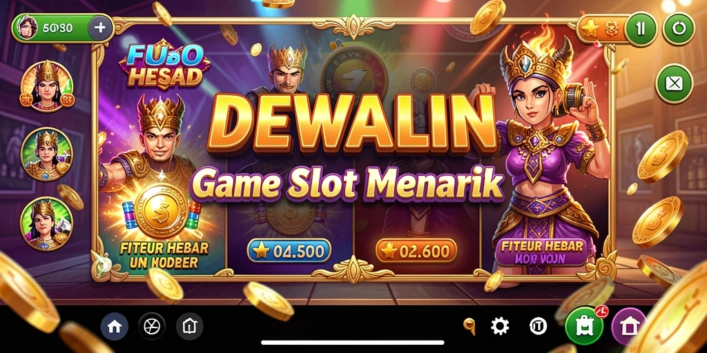 Screenshot gameplay DEWALIN yang memperlihatkan keseruan bermain slot.