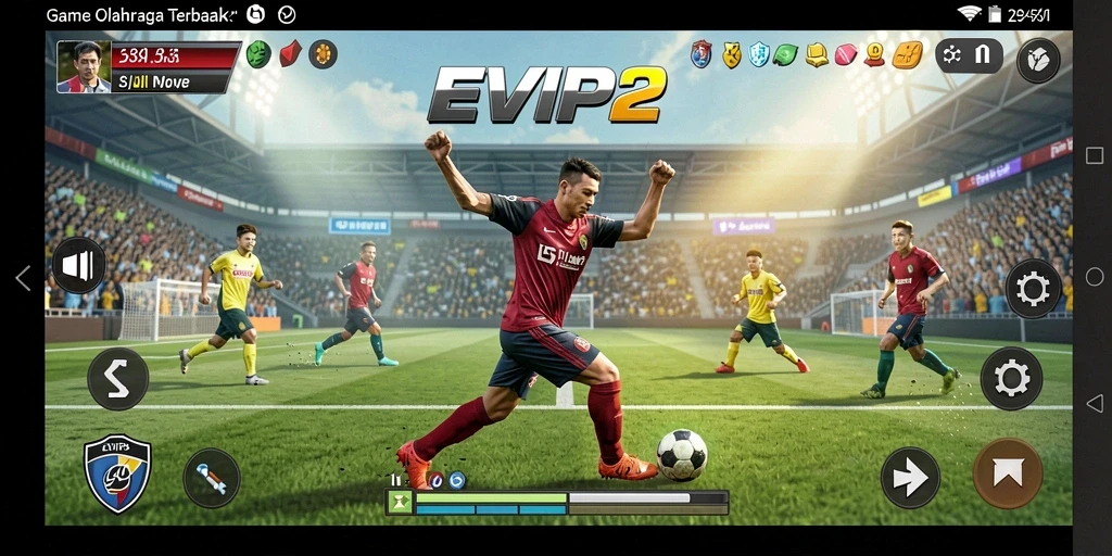 Tampilan gameplay <strong>EVIP2</strong> yang seru dan mendebarkan saat berkompetisi.