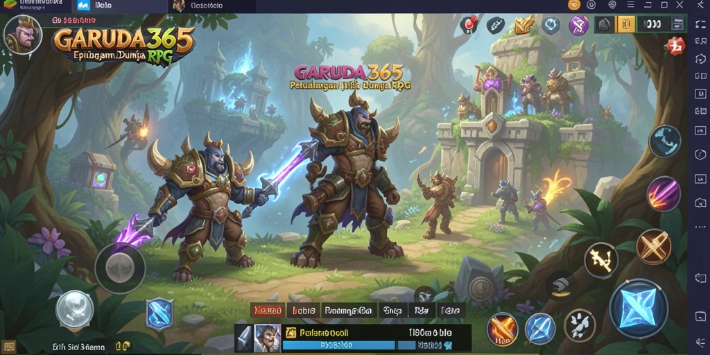 Tangkapan layar dari gameplay <strong>GARUDA365</strong> yang menampilkan pertempuran epik.