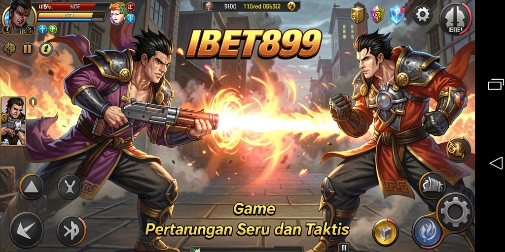 Tangkapan layar IBET899 menampilkan aksi pertarungan yang mendebarkan.