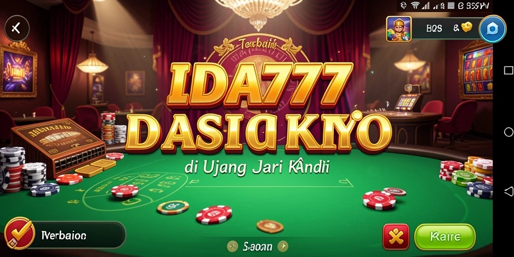 Tampilan menarik dari gameplay Kasino IDA777 yang mengasyikkan.