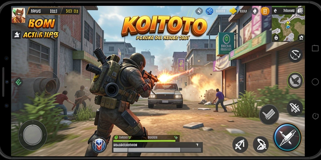Screenshot gameplay <strong>KOITOTO</strong> menampilkan aksi pertarungan yang mendebarkan dan grafis terbaik.