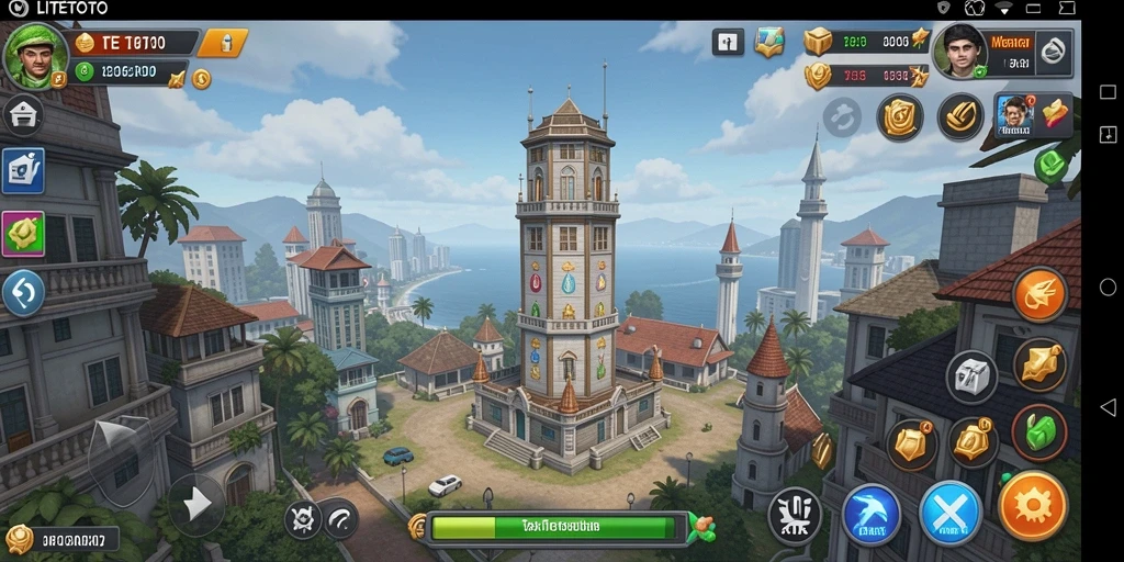 Screenshot LITETOTO memperlihatkan momen seru dalam gameplay Tower Defense.
