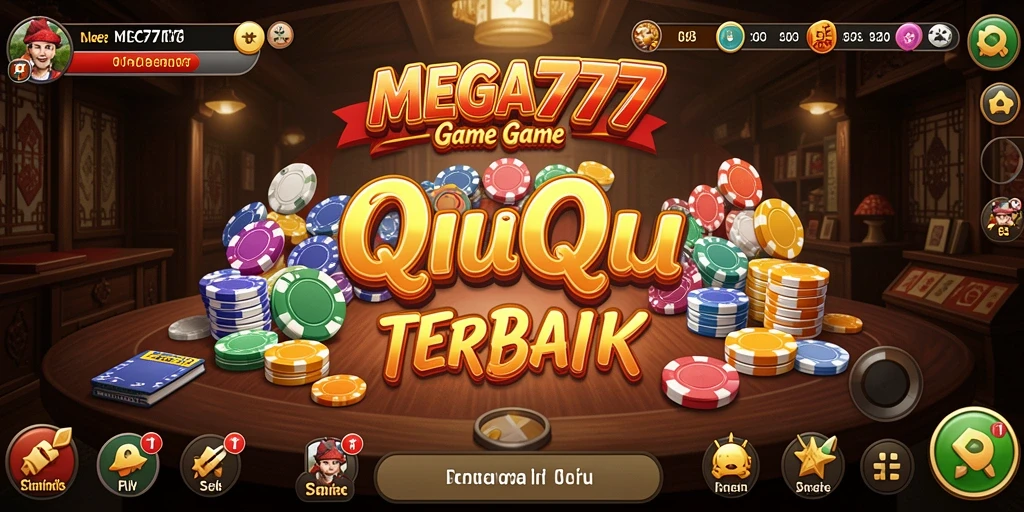 Tangkapan layar gameplay QiuQiu yang mendebarkan di MEGA777.