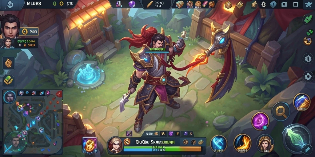 Gameplay seru QiuQiu di MLBB8 dengan teman-teman.