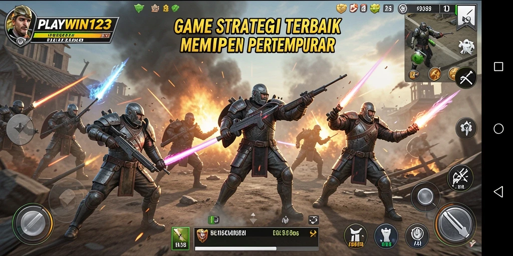 Tangkapan layar utama dari gameplay menarik di PLAYWIN123.