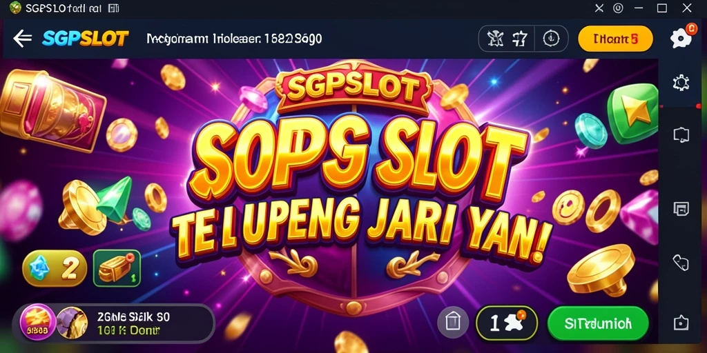 Tampilan grafis menarik dari gameplay SGPSLOT yang seru.